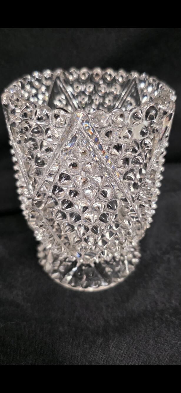 Hobbs, Brockunier & Co. No. 323 Dew Drop / Hobnail EAPG Spooner, circa 1886
